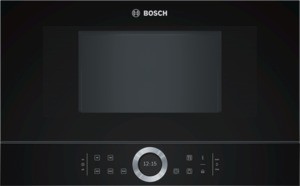 Bosch BFR634GB1 Einbau Mikrowellengerät vulkan schwarz